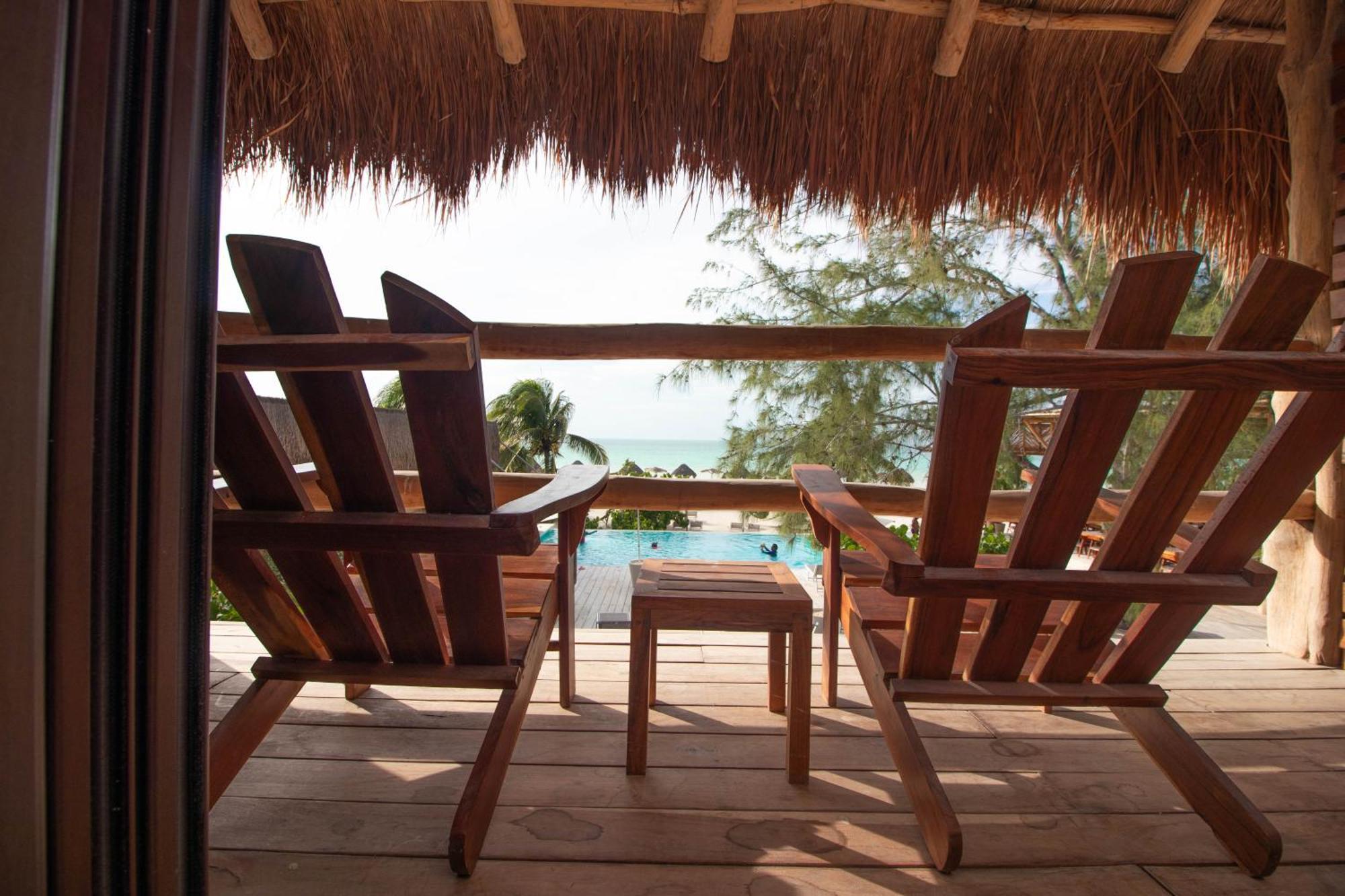 My Blue Hotel Holbox Exterior foto View from a room at the resort