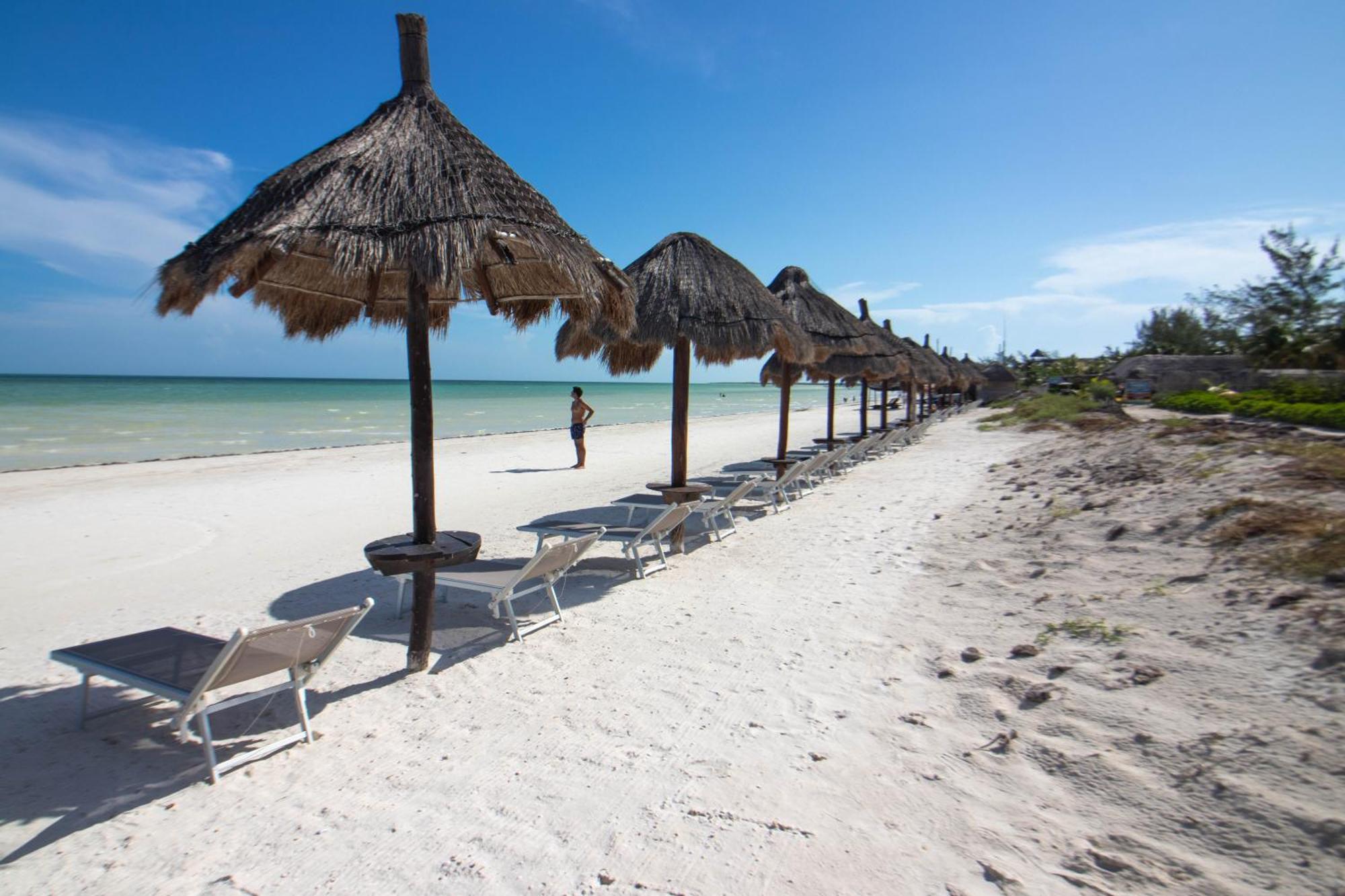 My Blue Hotel Holbox Exterior foto Beach in Tulum