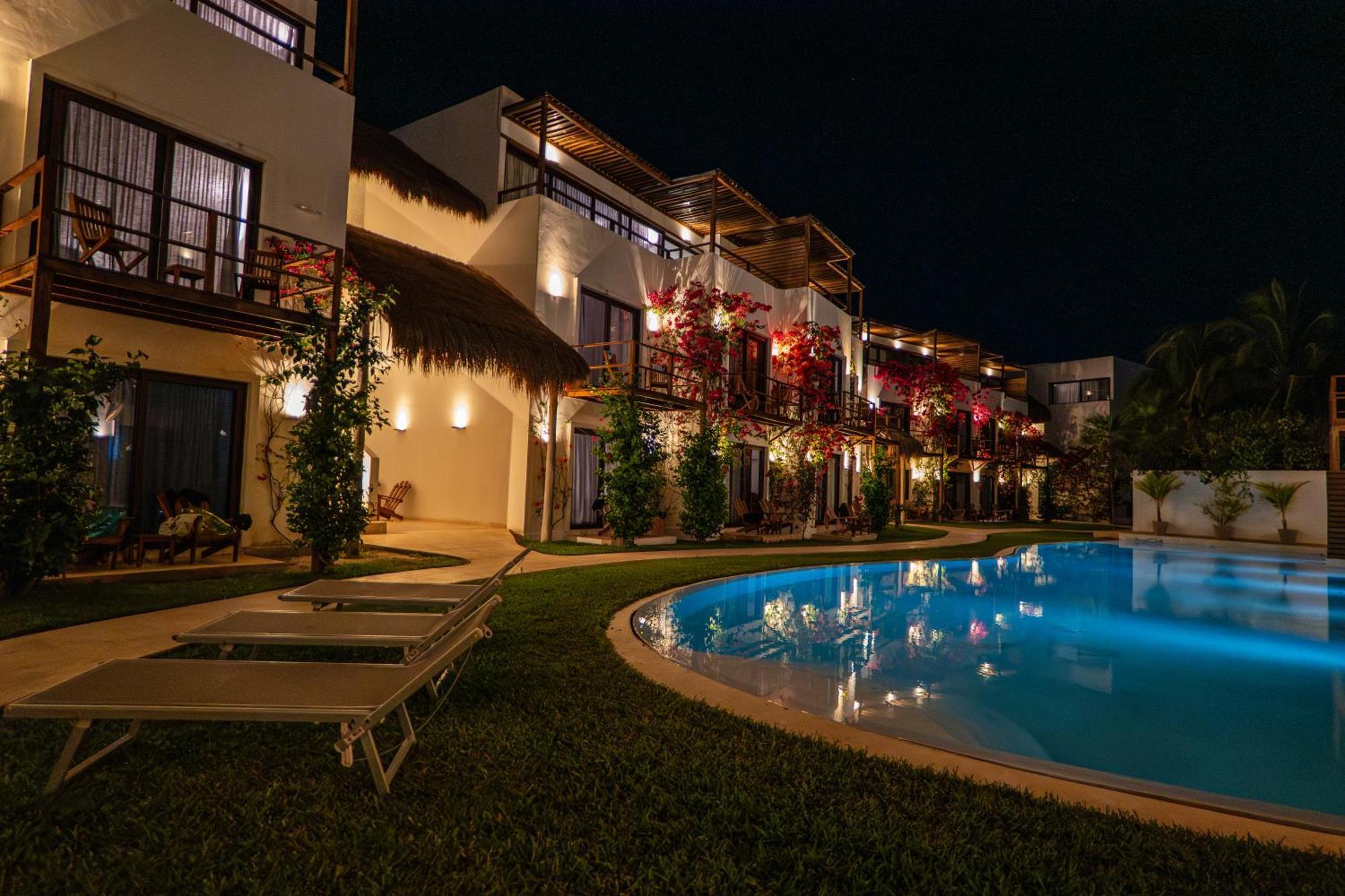 My Blue Hotel Holbox Exterior foto